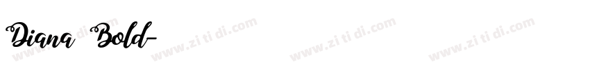 Diana Bold字体转换